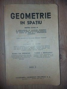 Geometrie in spatiu pentru clasa a 4-a - Vasile I. Radulescu foto