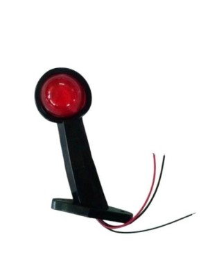 Lampa laterala gabarit LED 14 X 24 24V alb+rosu foto