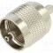 Conector UHF SO-239 tată drept crimpat și lipit 50&Omega; pentru cablu RG58 HONGKONG XINYA ELECTRONICS