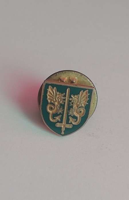 QW9 N2 26 - insigna - heraldica - grifoni si spada