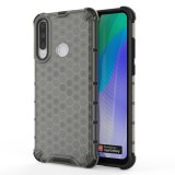 Husa HUAWEI Y6p - Gel TPU Honeycomb Armor (Negru)