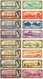 REPRODUCERI lot 8 banknote Canada1954 With Devil&#039;s face