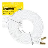 Cumpara ieftin Aproape nou: Cablu de retea plat S/STP CAT7 PNI U7100W, 2 x RJ45, 4 perechi de fire