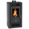 Soba pe lemne, Prity K3 GT D, metalica, 2,5 kg/h, 540 x 390 x 960 - Negru