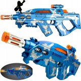 PUȘCĂ DE JUCĂRIE MARE CU EFECTE LUMINOS ȘI SONORE, FUNCȚIONEAZĂ CU BATERII, Plastic, Skleplolki