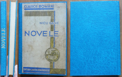 Nicu Gane , Novele , 1933 foto