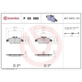 Placute frana Mercedes Sprinter (B901 B902) 01.95-05.06, Sprinter 3-T Box (B903) 01.95-05.12, Sprinter 3-T Bus (B903) 01.95-05.12, Sprinter 3-T (B903