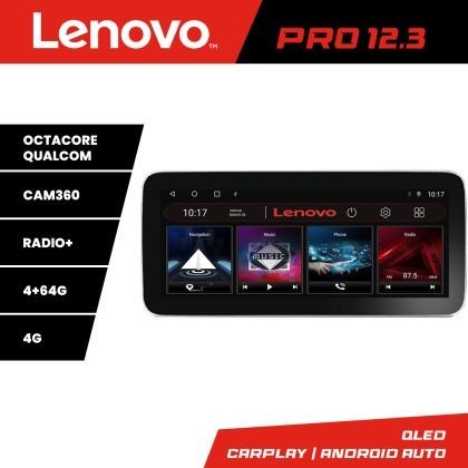 Navigatie grupul VW K-933 Lenovo PRO 4+64 12.3 inch qled android 4G DSP gps internet 8Core CarStore Technology