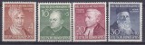 DB1 Germania 1952 Binefacatori ai Umanitatii Crucea Rosie Henri Dunant 4 v. MNH