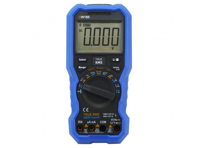 Multimetru Digital Bluetooth True RMS LCD OW18B