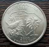 (M2377) MONEDA SUA - QUARTER DOLLAR 2000, LIT. P - SOUTH CAROLINA, America de Nord