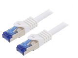 Cablaj patch S/FTP 6a LSZH alb 0,5m 26AWG, Logilink