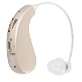 Aparat auditiv retroauricular BTE Reincarcabil, Cyrax, Set 2 bucati Stinga Dreapta, Standard European, Aparat auditiv Cu incarcator, Aparat pentru Auz