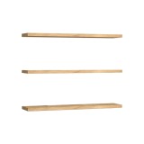 Set 3 rafturi de perete Edna, Melamina, 60x14 cm