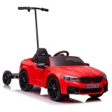 Masinuta electrica pentru copii cu hoverboard, Bmw M5 Competition, 400W, 24V 7Ah, premium, rosie