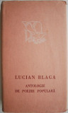 Cumpara ieftin Antologie de poezie populara &ndash; Lucian Blaga