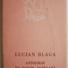 Antologie de poezie populara – Lucian Blaga