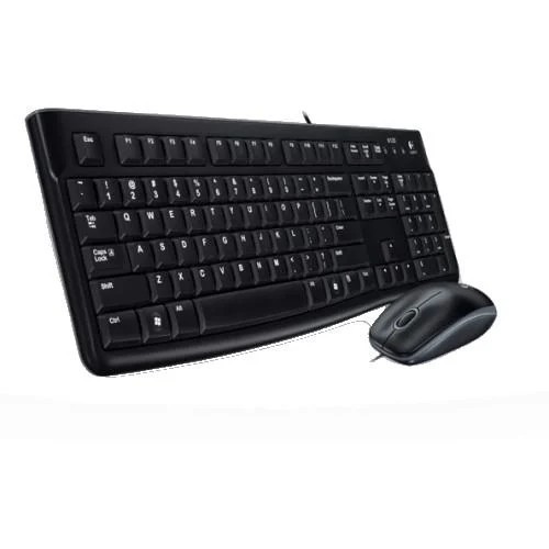 Kit Logitech MK120, tastatura cu fir standard, USB 2.0, mouse