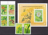 Sao Tome 1979 flori MI 568-573 + bl.33 MNH
