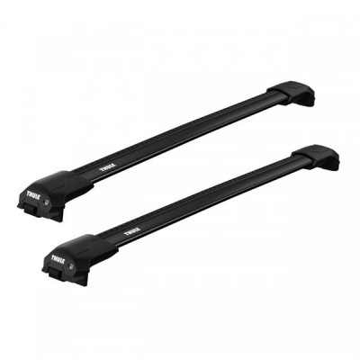 Bare transversale Thule Evo Raised Edge Black pentru Renault Kangoo Express (Mk2) 2008+ foto