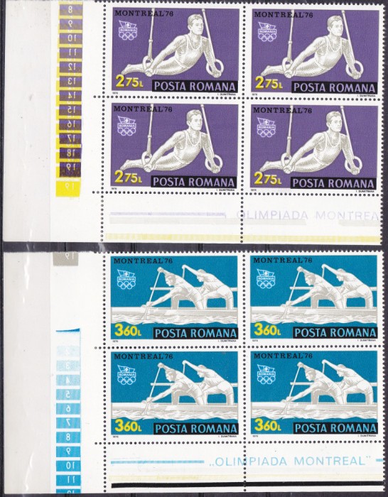 TSV % - 1976 LP 913 J.O. DE VARA, MONTREAL, BLOC X 4, MNH/** LUX