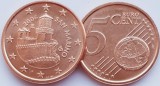 2030 San Marino 5 euro cent 2006 tower Guaita km 442 UNC, Europa