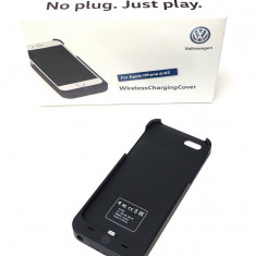 Husa Telefon Cu Incarcator Iphone 6/6S Pentru Incarcare Wireless Oe Volkswagen Negru 000051435AE