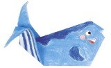 Set origami - Coloring Origami - Whales | Fridolin