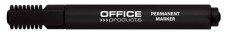 Permanent Marker, Varf Tesit 1-5mm, Corp Plastic, Office Products - Negru foto