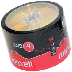 Maxell DVD-R 4.7Gb 120 minute 16X fara carcasa SHR50buc 275732