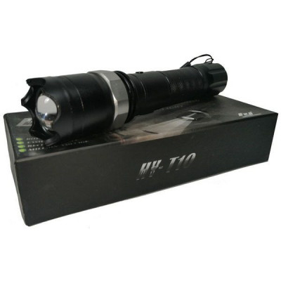 Lanterna autoaparare cu electrosoc si zoom activ HY-T10 foto