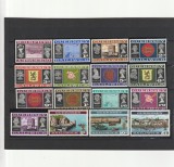 Jersey 1971 - Peisaje , serie 12 valori dantelate , MNH , Mi.34-45