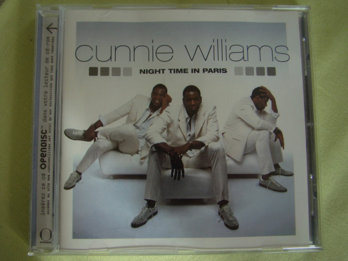 CUNNIE WILLIAMS - Night Time In Paris - CD Original ca NOU