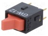 Rocker Switch SPDT ON-ON 0.1A/28VAC 0.1A/28VDC Roșu NKK SWITCHES