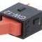 Rocker Switch SPDT ON-ON 0.1A/28VAC 0.1A/28VDC Roșu NKK SWITCHES
