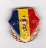 Bnk ins Insigna Centenarul Independentei 1877 1977, Romania de la 1950