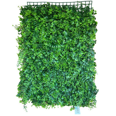 Gard verde decorativ, frunze artificiale, panou 40x60 cm foto