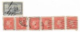 Canada - Marci diverse (7 buc.), 1946-1951 - valori obliterate