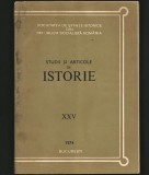 Cumpara ieftin STUDII ȘI ARTICOLE DE ISTORIE XXV 1974, SOCIETATEA DE ȘTIINȚE ISTORICE BUCUREȘTI