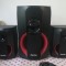 Boxe Hama 2.1 PR-2180, 80W, Bluetooth, Negru/Rosu.