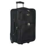 Troler Urban, Negru, Capacitate 54L, Poliester, 2 Roti, 3 Manere, Oem