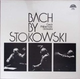 Vinil LP Bach by Stokowski - Supraphon, Muzica Clasica, 1978, Toccata &amp; Fugue, BWV 565, BWV 853, BWV 486, BWV 680, BWV 249, BWV 582