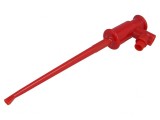 Clips de măsurare cu c&acirc;rlig roșu 3A 60VDC 4mm