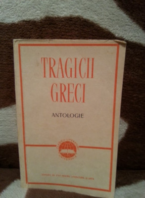 TRAGICII GRECI (TEATRU)-ESCHIL/SOFOCLE/EURIPIDE foto