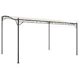 Cumpara ieftin Baldachin, crem, 4x3 m 180 g/m&sup2;, tesatura si otel