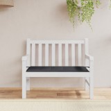 Perna banca gradina Gossi, 100x50x3cm, negru, impermeabila, exterior, textil Oxford, umplutura spuma,fixare cu snur