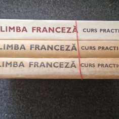 LIMBA FRANCEZA CURS PRACTIC - Saras, Stefanescu (3 volume, complet)