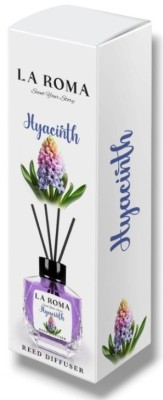 Parfum camera La Roma Hyacinth 130 ml , Difuzor cu betisoare florale persistente foto