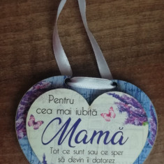 M3 C3 - Magnet frigider - Tematica declaratii - Pentru cea mai iubita mama