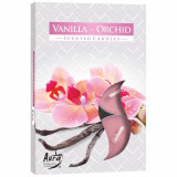 Cumpara ieftin Set 6 Lumanari Parfumate Tip Pastila Aura Vanilla Orchid, Parfum de Vanilie si Orhidee, Lumanari Parfumate, Lumanari Pastila, Lumanare Tip Pastila, Pa